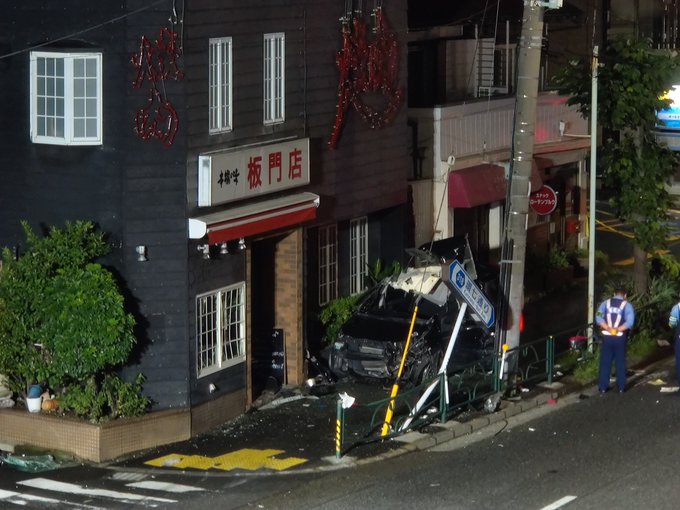 死亡事故 環七内回り馬込でパトカーが追った車が衝突し男女2人死亡 現地画像など まとめダネ