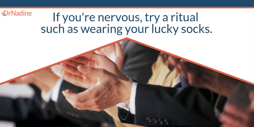 DrNadineGreiner's tweet photo. Creating a pre-presentation ritual will allow you to find comfort and confidence in the familiar.
https://t.co/C7qCSPoWIj
#leadership #management #workplace #blogsinspire #businessgoals #businesscoach #luckysocks #nervoussystemhealth #workrituals https://t.co/LCMwSNql8l