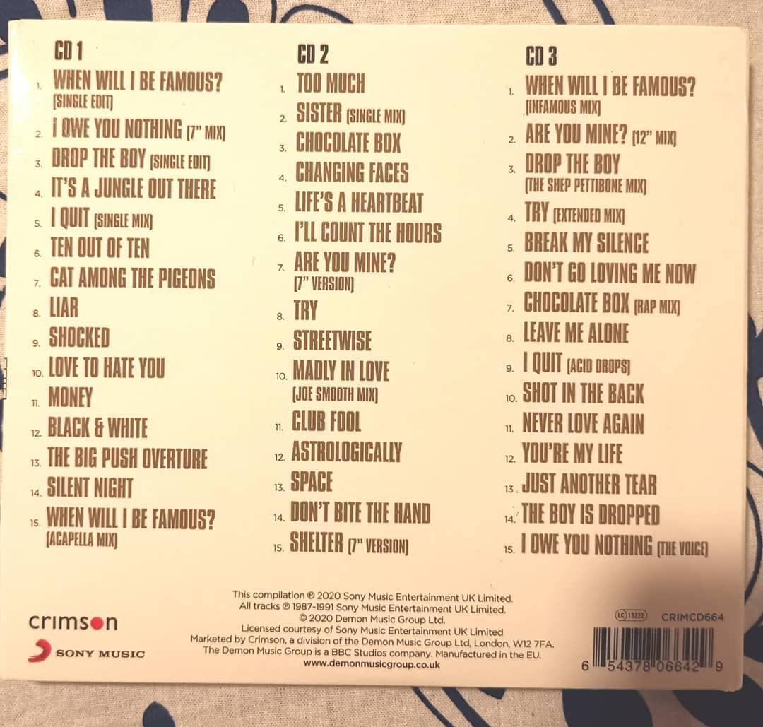 ElyGoss96's tweet photo. @mattgoss #LukeGoss Finally arrived, my Cd Bros Gold, all the best 80s music, great success for the Bros, you are the band that made the whole world go crazy with joy. Forever Brosette #Bros #mattgoss #lukegoss #craiglogan #CD #GOLD #music #80s #song #singer #drum #bass ๐โ๐ป๐ https://t.co/h43tly1VVJ