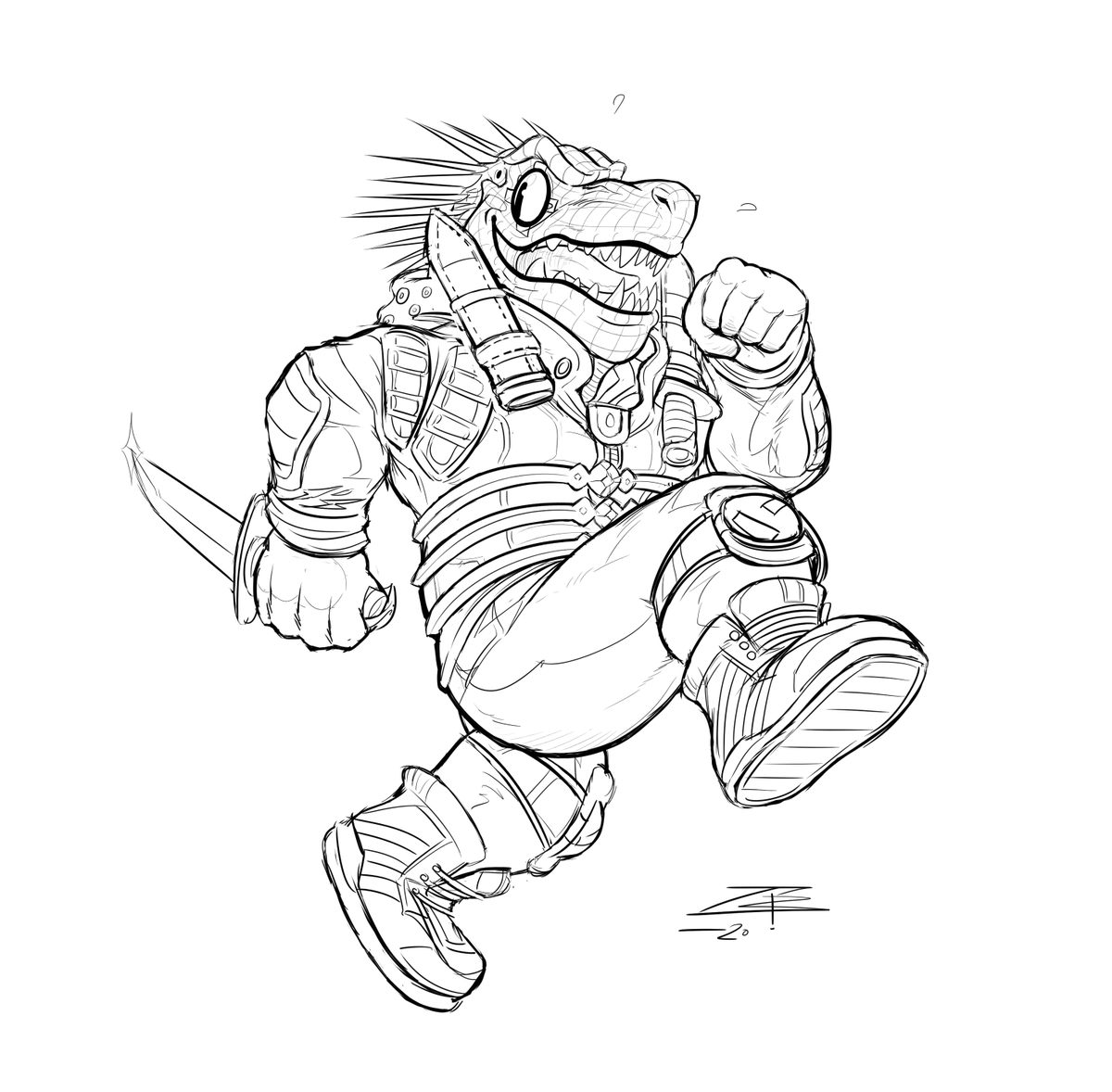 Crazydilestuff's tweet photo. Chibi version of Kaiman from Dorohedoro. I love this character so much x3 https://t.co/LUepklBQlN