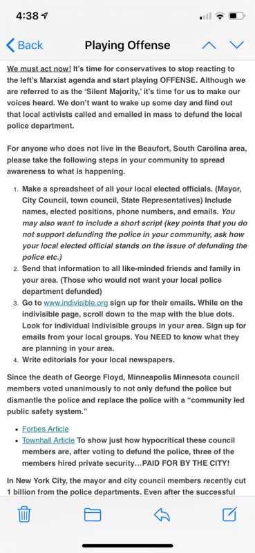 Do you support your police? Call your local elected officials (city council, mayor, etc. get on record) stop this madness!  @dbongino  @DanScavino  @TomFitton  @seanhannity Email from Engage The Right. We are trying hard to let you know what is happening behind your back.