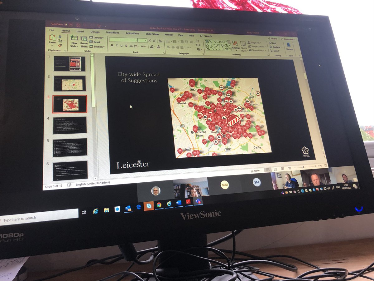 I was briefed today - for the first time - on @widenmypath #Leicester data. What an amazing resource to add to our transportation toolkit! People across our city are driving policy and decision-making during #Covid19UK - and will continue to do so. Data & analysis to follow...