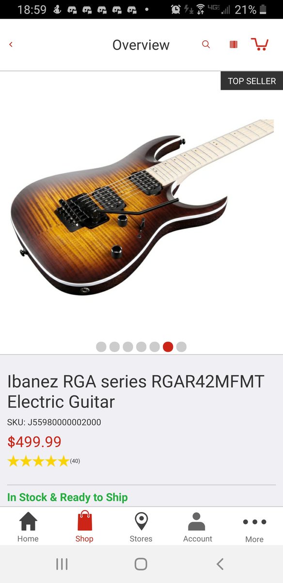 Been looking into getting a new guitar and I think I've made my decision. The JEMJR was on the list for a while but I read some middling reviews when it came to stuff like fret buzz, so RGA it is!