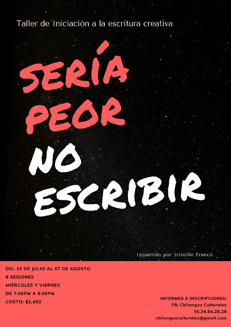 AlegoriaTV's tweet photo. ¿Te da curiosidad escribir pero no sabes cómo? 

Aquí la información de un taller de escritura a un excelente precio.  #taller #entrepreneur #guion https://t.co/uG9Z47HCGk