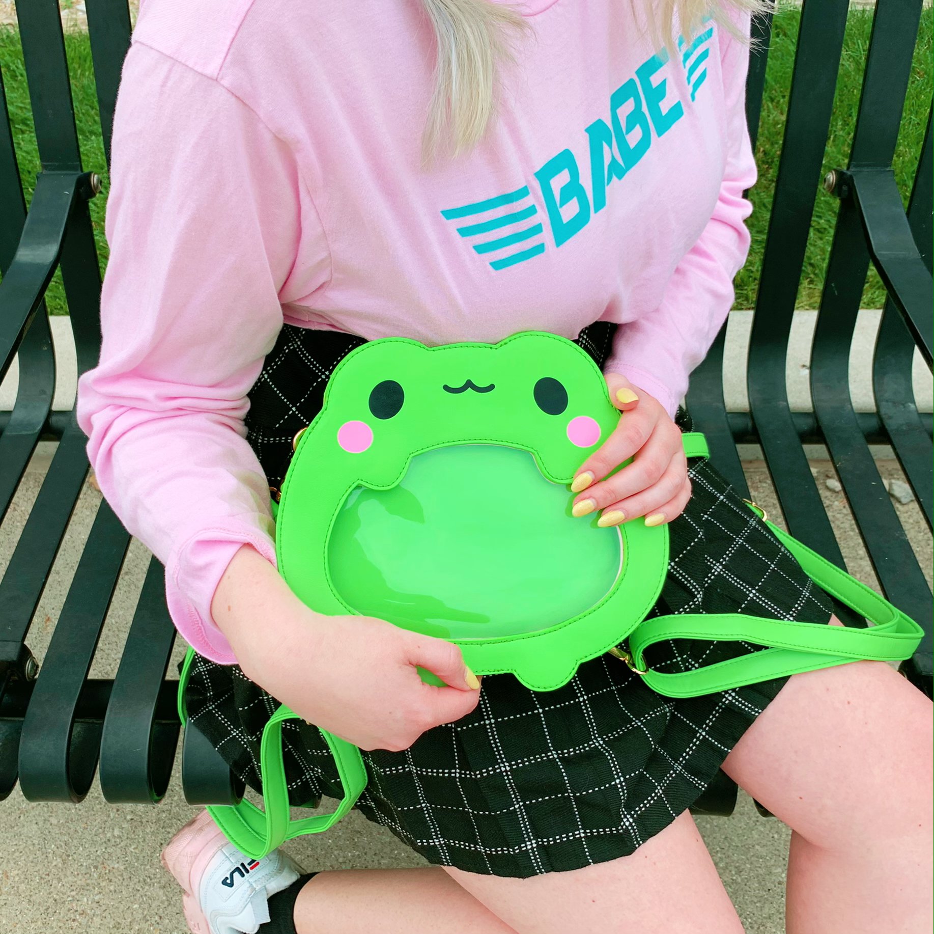 ☆ Froggie Ita Bag + Enamel Pins! ☆ by Blushsprout — Kickstarter