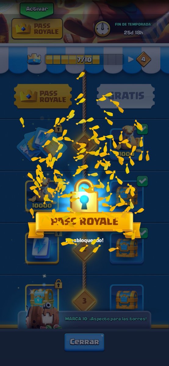 ⛔  SORTEOOOOOOO ⛔ 

😱10 PASES ROYALE 

REQUISITOS:

>SEGUIRME
>SEGUIR A <a href="/JorshCR/">Jorsh⚡️</a>
>SEGUIR A <a href="/TurbiMr/">mr.turbi</a>
>RT 🔁

➡️TERMINA EN 6 DÍAS!