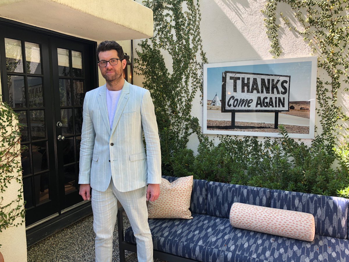 billy eichner (@billyeichner) on Twitter photo Very excited to host <a href="/JimmyKimmelLive/">Jimmy Kimmel Live</a> tonight! Thinking about all those late nights I spent as a kid watching Letterman, Joan Rivers & Arsenio Hall so, this is pretty cool. With <a href="/amyschumer/">Amy Schumer</a> and <a href="/harrisonjaime/">Jaime Harrison</a>! TONIGHT on ABC at 11:35/10:35c! Very excited to host <a href="/JimmyKimmelLive/">Jimmy Kimmel Live</a> tonight! Thinking about all those late nights I spent as a kid watching Letterman, Joan Rivers & Arsenio Hall so, this is pretty cool. With <a href="/amyschumer/">Amy Schumer</a> and <a href="/harrisonjaime/">Jaime Harrison</a>! TONIGHT on ABC at 11:35/10:35c!