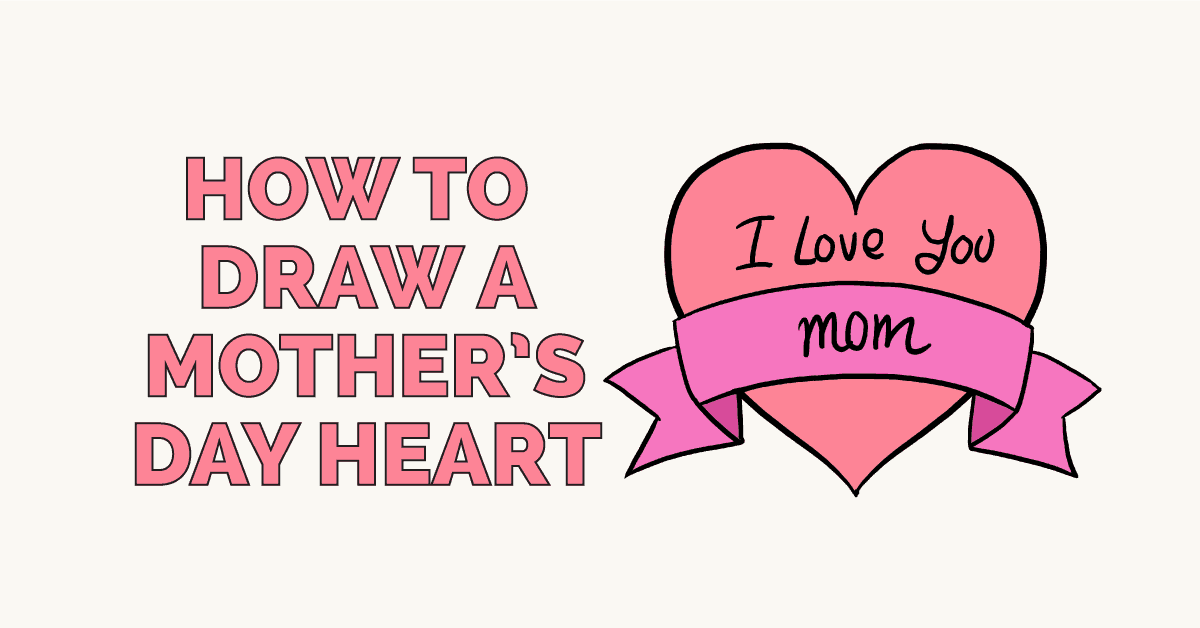 easy drawing on mother's day