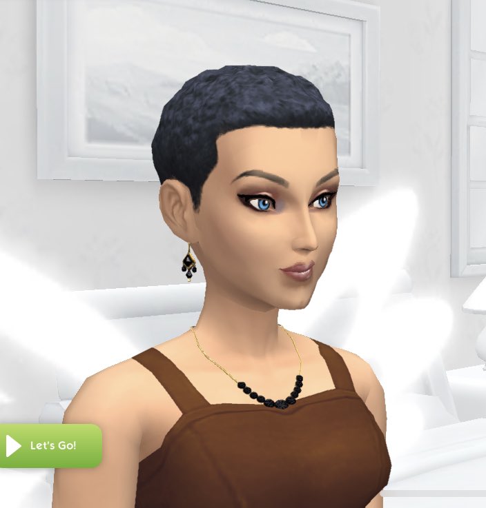 KitkatSims's tweet image. Feeling fierce with this hairstyle🔥