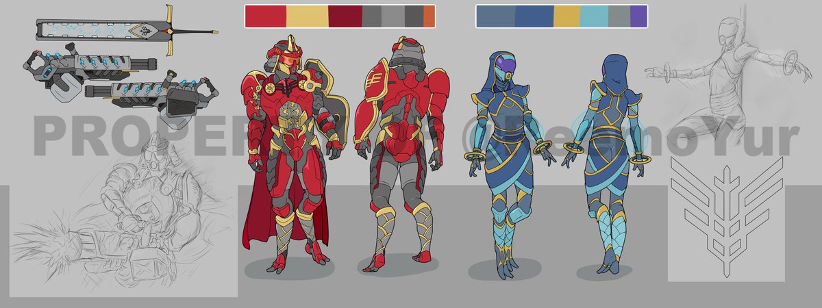 ThiccRobots's tweet photo. A HUGE ref sheet commission complete for @ReemoYur of a couple of their Quarian ocs! It was a ton of fun to help design them!
#masseffect #quarian #oc #thiccrobots https://t.co/fxbg2mFdju