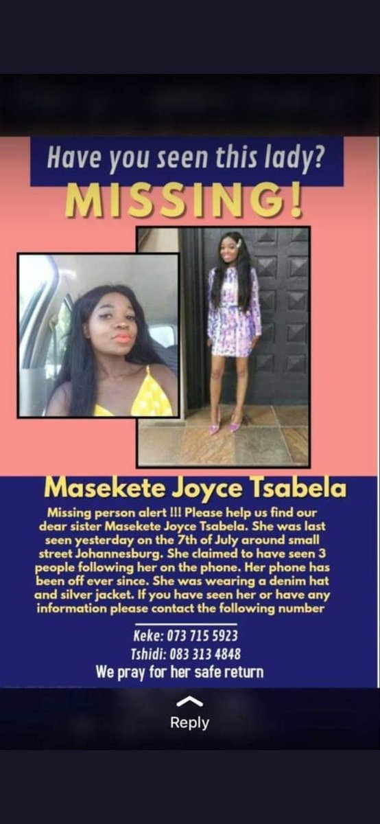 Nya218006368's tweet photo. Guys please like and retweet let's help find this lady and bring her😭😭😭 #JusticeForLebo https://t.co/bsJdidgjBQ