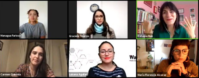 wambraEc's tweet photo. Periodistas de América Latina analizan la situación de las niñas de Argentina, Guatemala, Perú, Nicaragua y Ecuador.

@florencialcaraz "En #Argentina todos los días 7 niñas entran a una sala de parto"

EN VIVO🔴  https://t.co/2tMOkGvPwC

#NinasNoMadres https://t.co/1WskexiIls