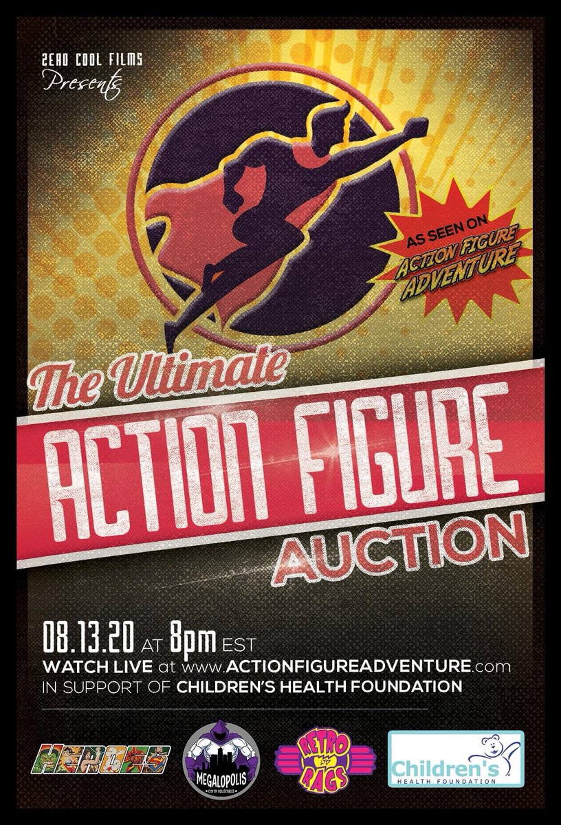 Our auction in support of #ChildrensHealthFoundation takes place on #Aug13! Join us, will you?