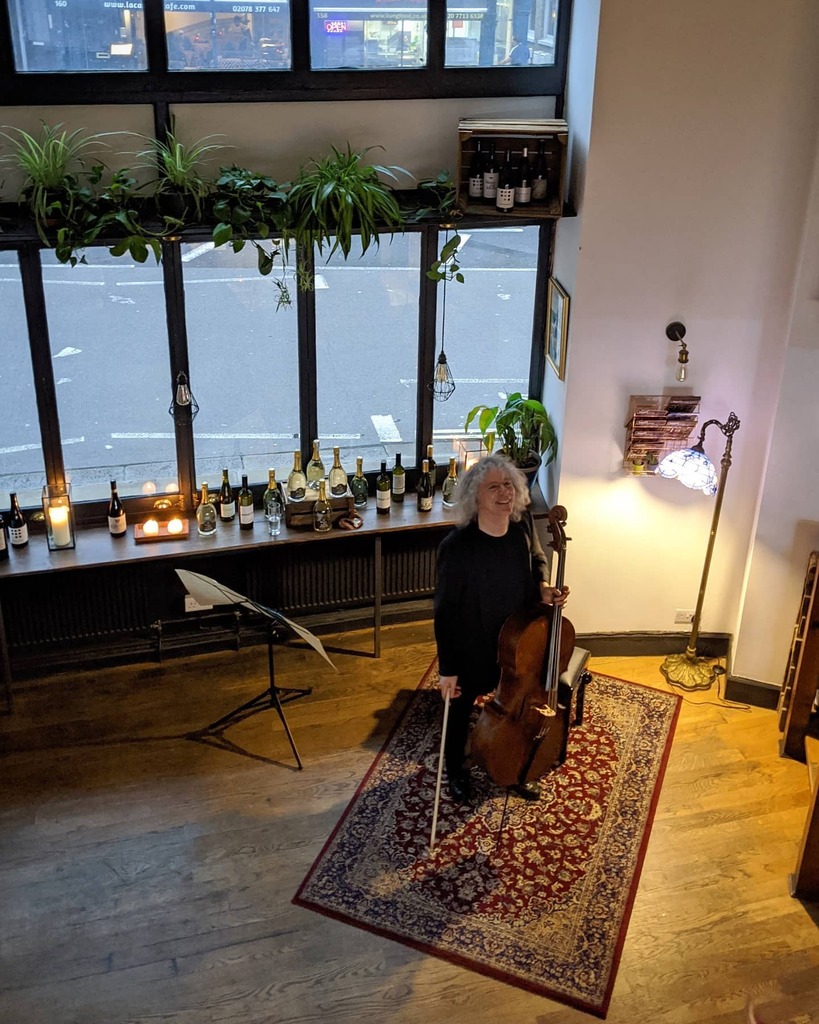 jaani's tweet photo. First post-lockdown concert at the @fideliorchestra café - a lovely evening of socially distanced music, food and conversation
#london #concerts #classicalmusic https://t.co/OW32t2ADOS https://t.co/2PLbKb9Wuq
