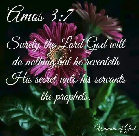 The *Authentic* Prophet/Prophetess Should Be Respected!!! - Amos 3:7  #Bible #GOD #PropheticMinistry #RESPECT #BelieveGod #ThursdayThoughts #Ministry #Prophet #Prophetess #TrustGod #ThursdayWisdom #TrustThePlan #FAITH #TrustGodsServants #ThursdayMorning #BelieveInGodsWord