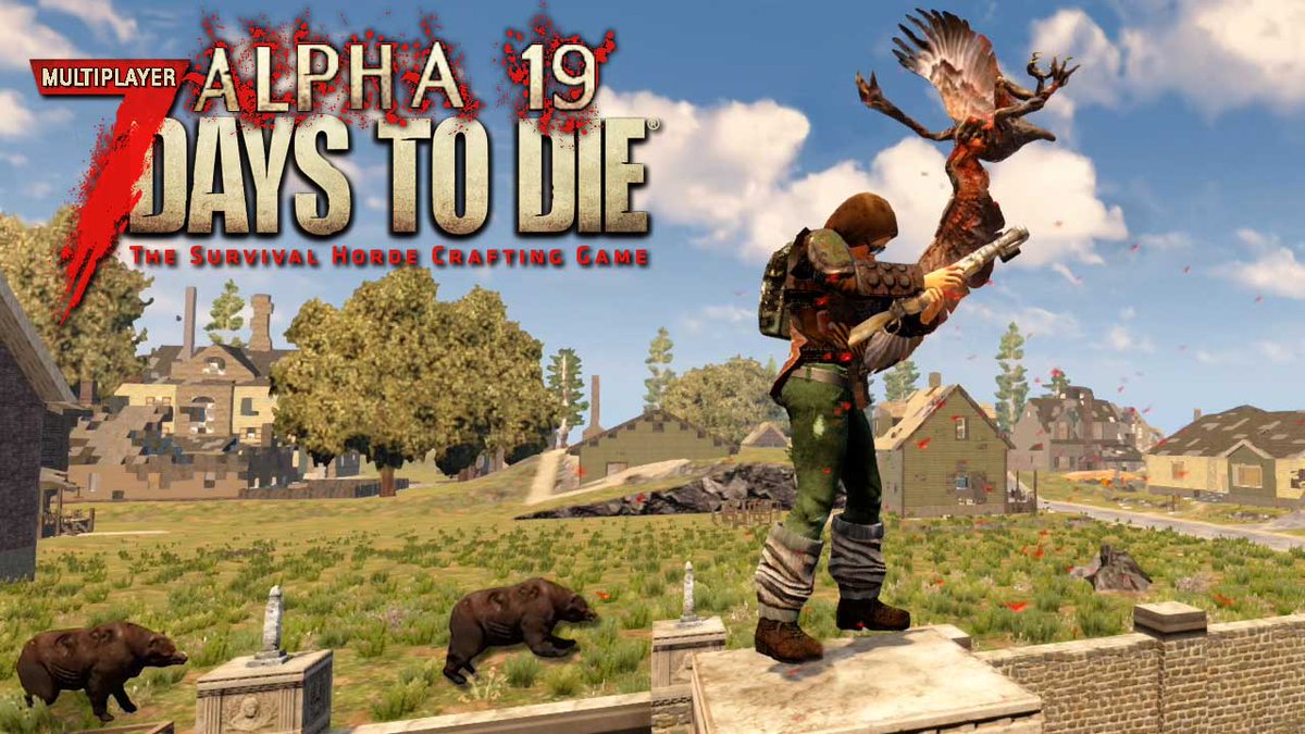 Sele_Bear's tweet photo. SUPERCHARGED⚡️ DAY 7 HORDE | 7 Days to Die Alpha 19 | PART 1 OF 2
We are swarmed by buzzards, set a pone by zombie dogs &amp; bears, infested be mobs of screamer and her deadly friends 'ALL' before Night! 
https://t.co/s2yv3XAHe7
#7DaystoDie #Alpha19 #multiplayer #indiegame #IndieDev https://t.co/uqn5QQ4F94