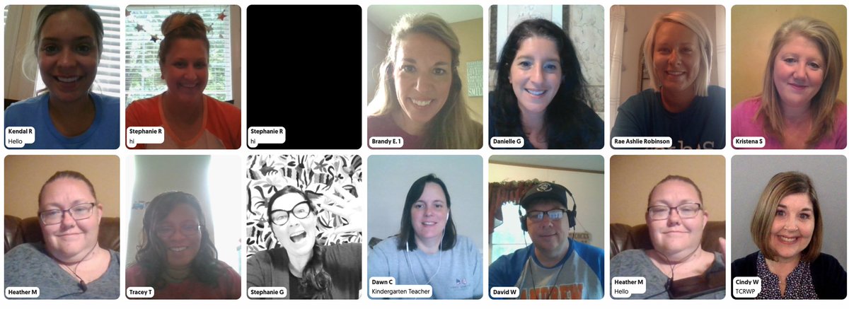 cwilliamsark's tweet photo. What a week of collaboration with Lancaster, SC educators! Flipgrid reflections are FUN! #tcrwp #LancasterReads #virtualinstitute https://t.co/PYOnqN8ITP