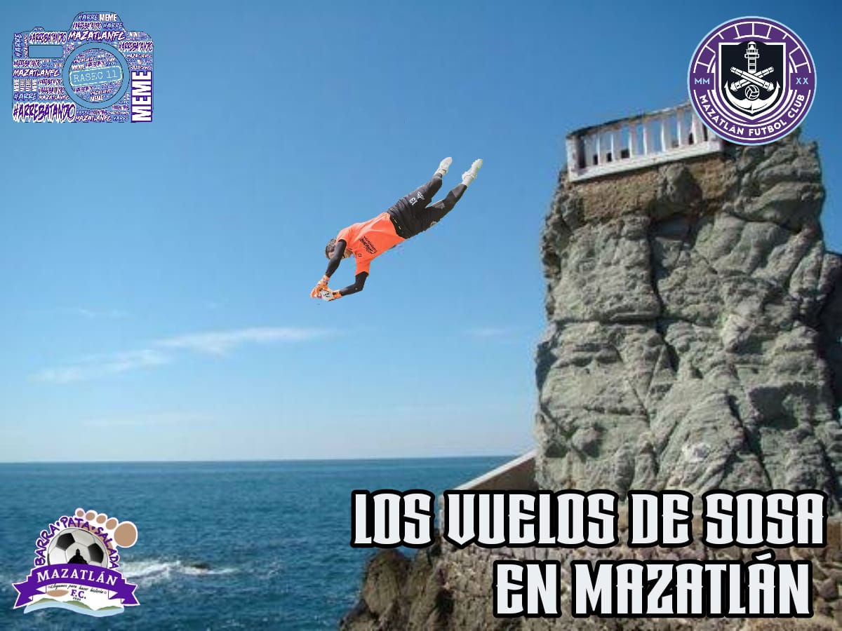 PataBarra's tweet photo. Nuestro gran arquero @sebauruguayo1  de @MazatlanFC volando y defendiendo al 100 nuestros colores⚽️ #ARREbatando⚓
#llegamosparahacerhistoria🇨🇾
@QuirinoOC  @AztecaDeportes https://t.co/CXaYDqoTu7