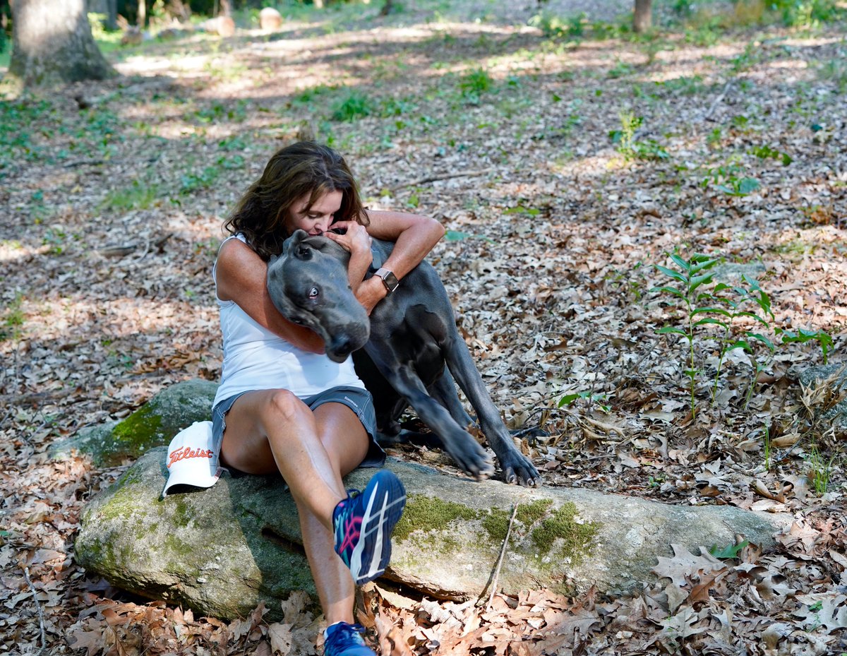GabbyDoo5's tweet photo. Me and My Best Friend... #greatdane #lovemydog #bluegreatdane #servicedog #offleashk9training #myguardianangel https://t.co/Vo9MNT6CKL