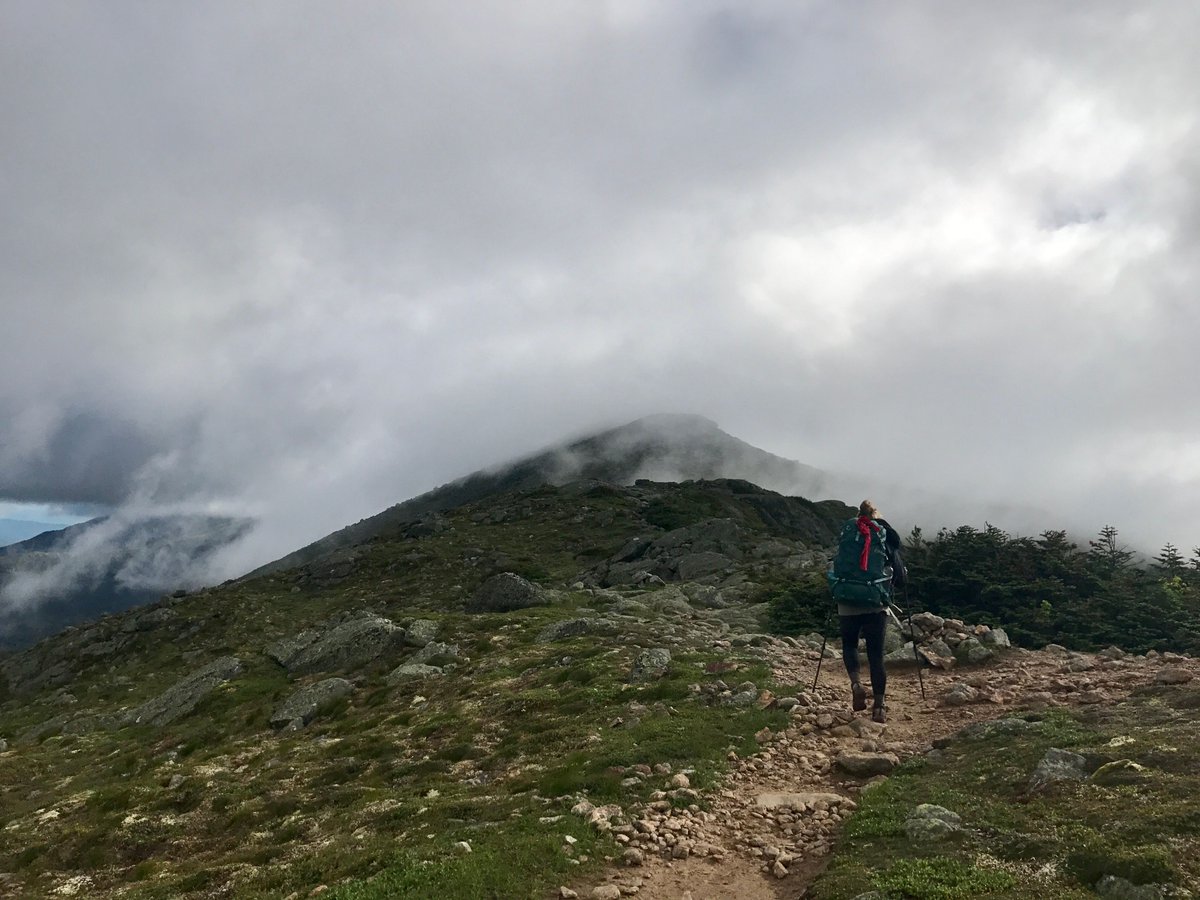 This is one of my favorite pictures that I took during our entire time in the White Mountains. MoonShine hikes MUCH faster than me and she always hikes at a steady pace. She consistently led us on the entire Appalachian Trail!
