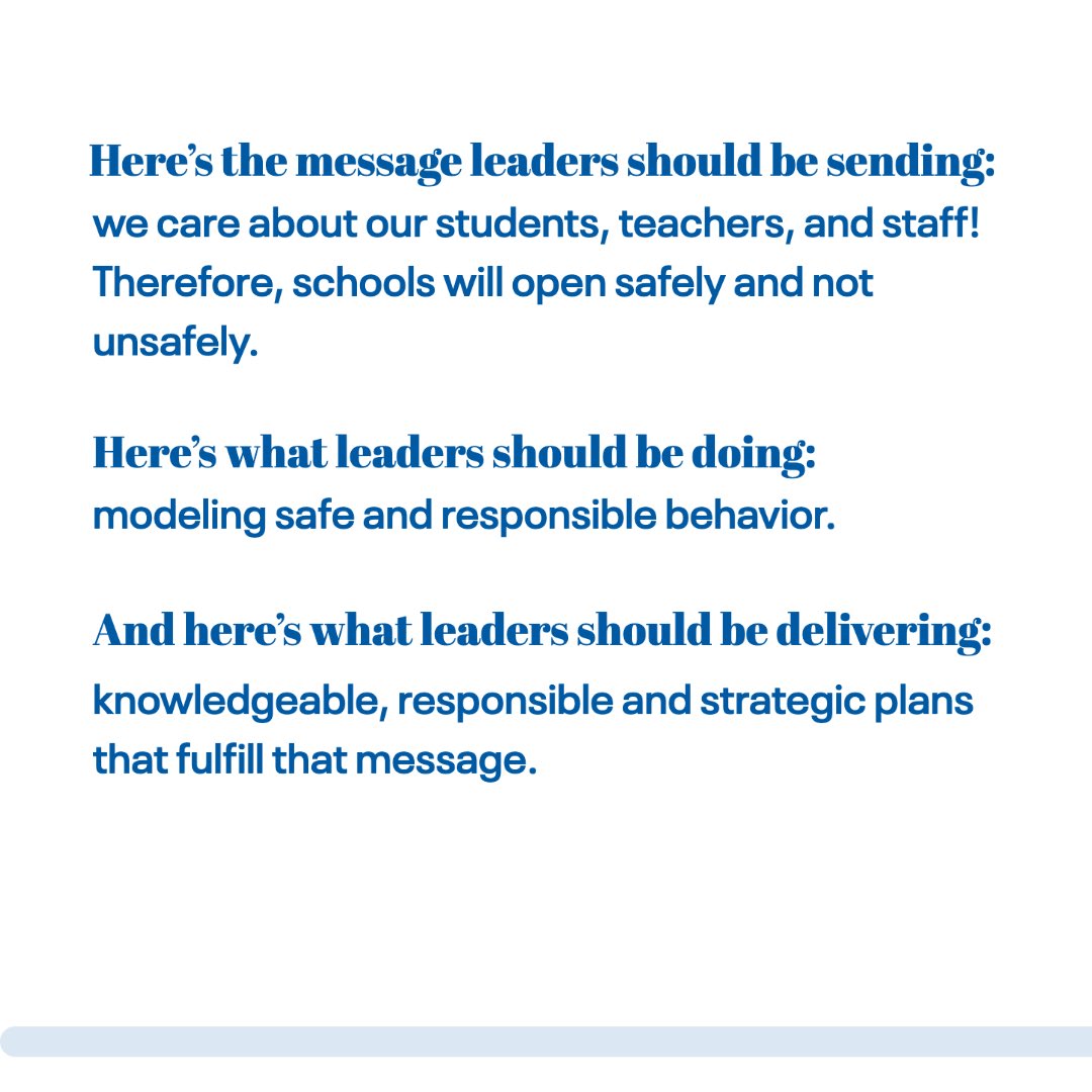 TimShriver's tweet photo. To the parents of the United States of America: 
#education #schoolsafety #ReopeningSchools #schoolsreopening https://t.co/09ys1Kve0P