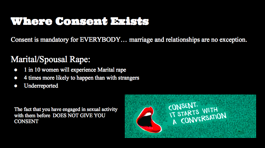 Consent is needed AT ALL TIMES. It does not matter if they are your partner or if you have received their consent in a previous interaction. Also emphasis on the fact that consent is not limited to physical/sexual activity.