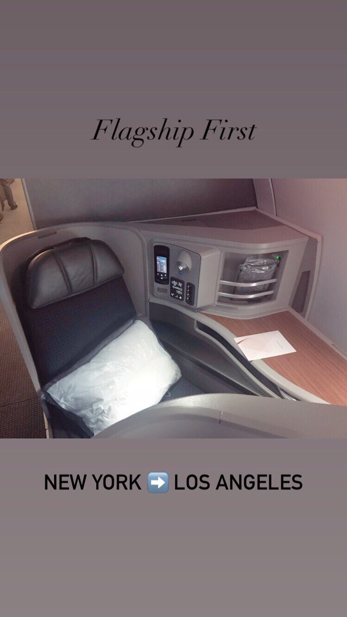 erich772's tweet photo. A belated birthday treat for myself 😍🥂✈️💃🏻 #FlagshipFirst #Transcon #American https://t.co/YeunDfTZNc