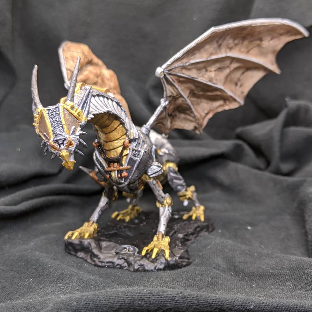 DtgPainting's tweet photo. The Clockwork Dragon
#miniatures #miniature #art #gamesworkshop #miniaturepainting #painting #tabletop #hobby #tabletopgames #paintingminiatures #fantasy #dnd #pathfinder #dungeonsanddragons #tabletopgaming #minis #nofilter #dragon #clockwork #clockworkdragon https://t.co/ieEKXBYksh
