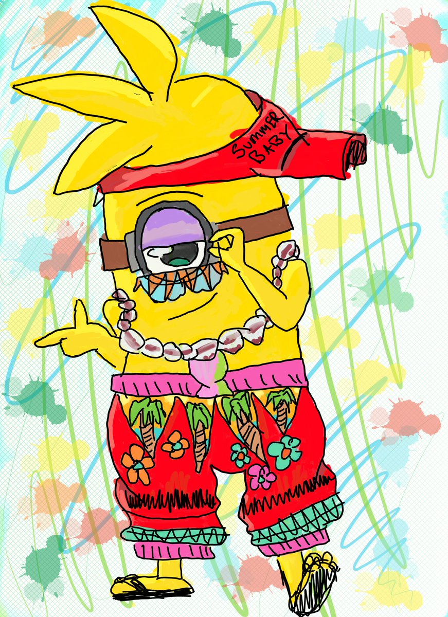 MitsuCLEAR's tweet photo. @YesILikeMinions 

Summertime Reginald is ready for the beach party! https://t.co/4a7JdKY4u7