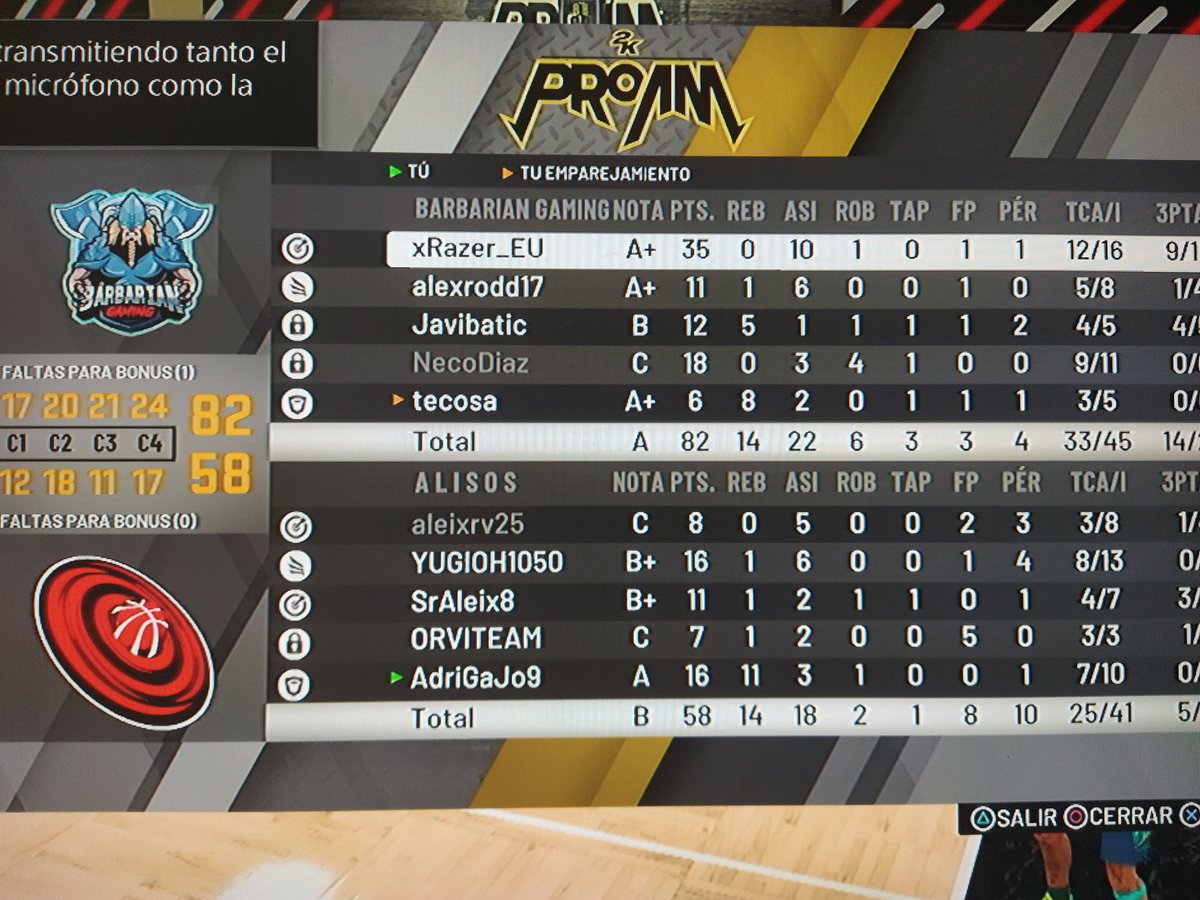 Derrota en <a href="/Community2kL/">Community2kLeague</a> no hemos jugado un buen partido, felicidades a <a href="/2kbarbarian/">Barbarian Gaming</a> por el partido que han echo