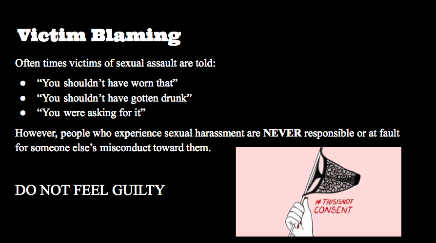 Information of Rape Culture + Victim Blaming. KEY REMINDER: THE VICTIM IS NEVER AT FAULT!!!!