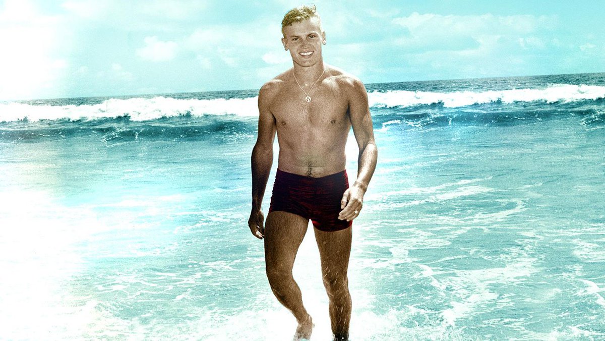 iShowTunes's tweet photo. Two years ago today, on 7/8/18, #TabHunter/@TabHunterDoc passed away... only 3 days before his 87th Birthday. Tab Hunter will always be remembered as Hollywood's #GoldenBoy. Rest in Peace, beautiful man. #RIPTabHunter 🌹 https://t.co/zK79xrfuTX