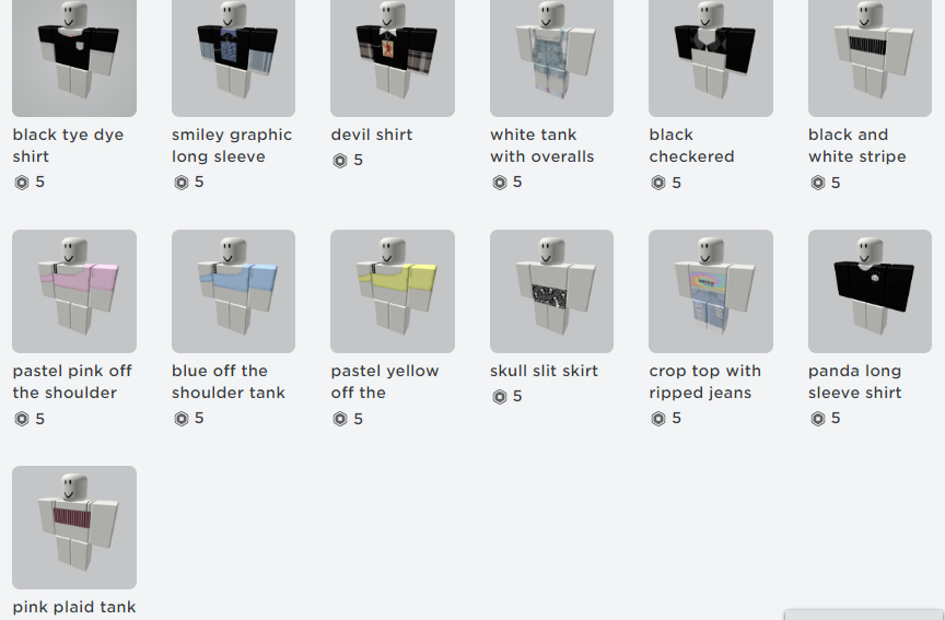 Black tank top Roblox Shirt Template