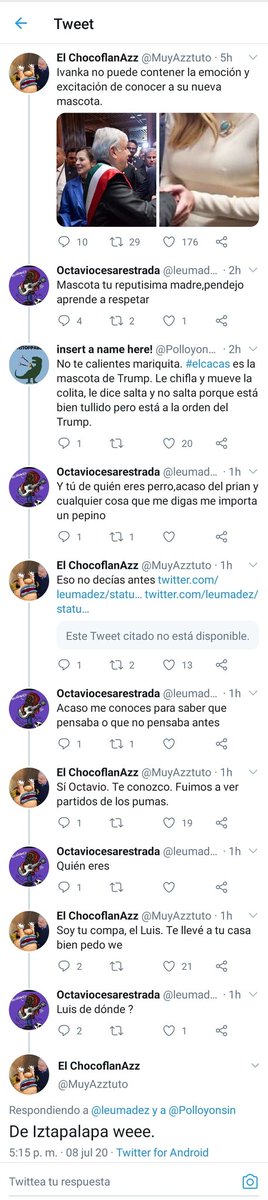 NegroParamo's tweet photo. Esta es la clase de personas que necesita Twitter...
Te aplaudo de pie, @MuyAzztuto!!!
JAJAJAJAJJAAJAJAJA https://t.co/9CMja925YV