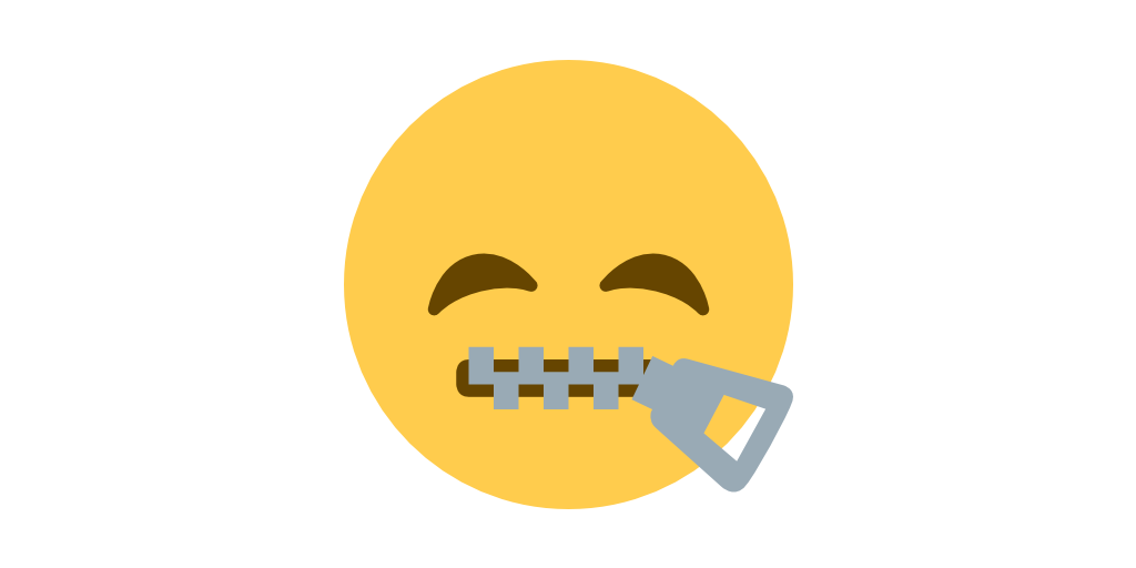 Zip Your Lips Clipart Icons