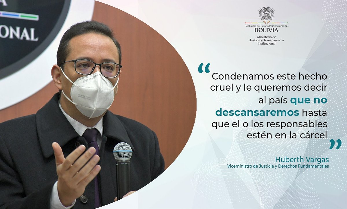 JusticiaBol's tweet photo. ▶️ “Expresamos nuestro repudio e indignación frente a este hecho y exigimos al Ministerio Público, a la Fuerza Especial de Lucha Contra el Crimen y a los administradores de justicia que garanticen una correcta recolección y resguardo de las pruebas". https://t.co/X40Rrn56wD