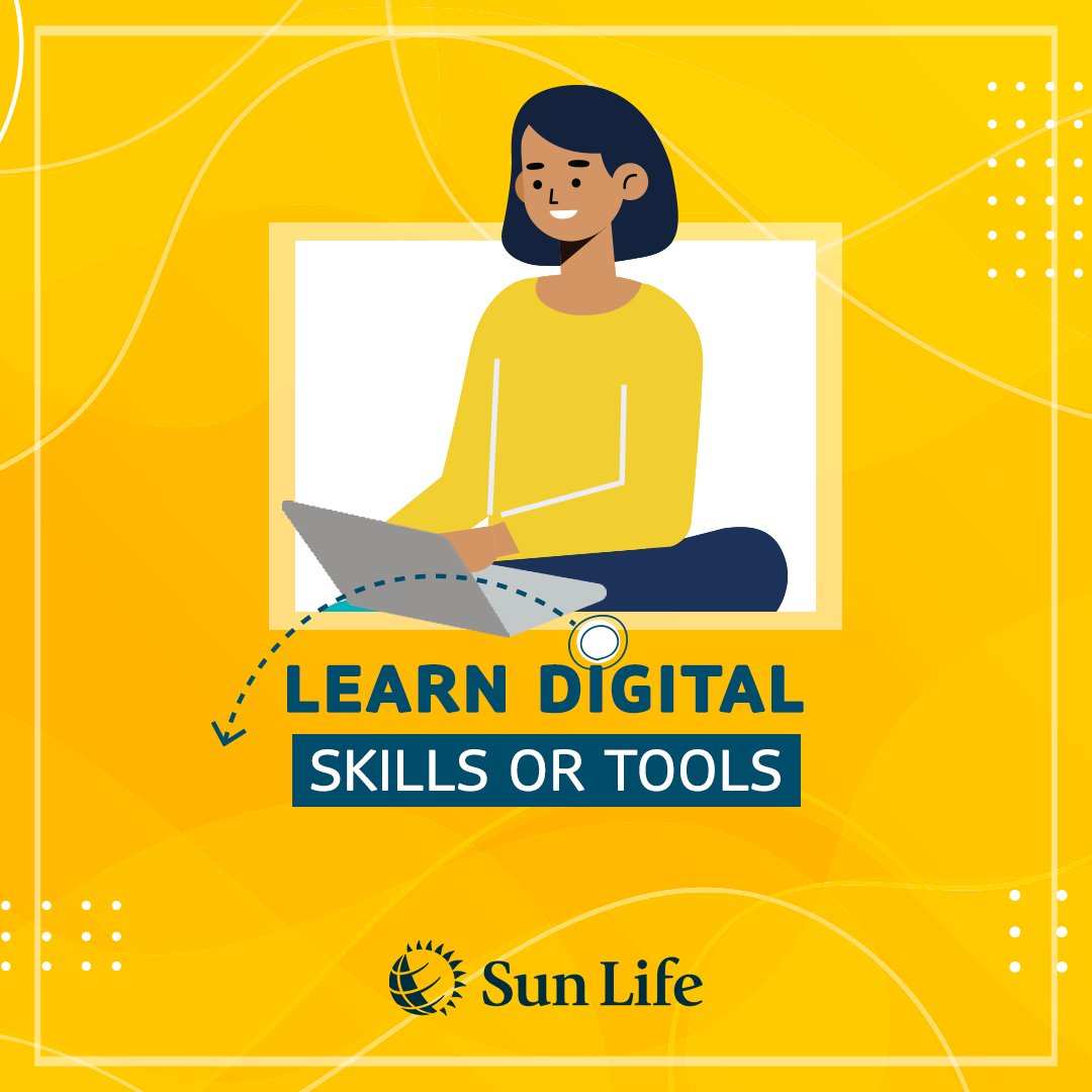 SunLifePH's tweet photo. Are you thinking of ways on how to have an additional income stream around this time? Learning new digital skills or tools will enable you to try remote work that you can take as a side hustle. 🙂 It also helps to tap your network and ask for leads to freelance work. #BrightTips https://t.co/fGso3x9NCN