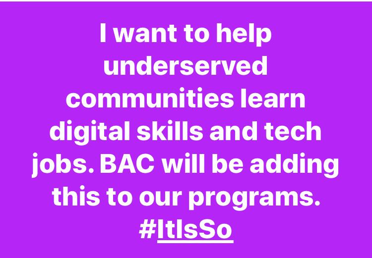 MelanatedTalk's tweet photo. @thesecret @Mike_Lowrey5 I'm putting it in the Universe, these classes will change thousands of lives! Remember I said it, 7/8/2020
#PathwaysToSuccess
#BACTech https://t.co/7Ky061vOV0