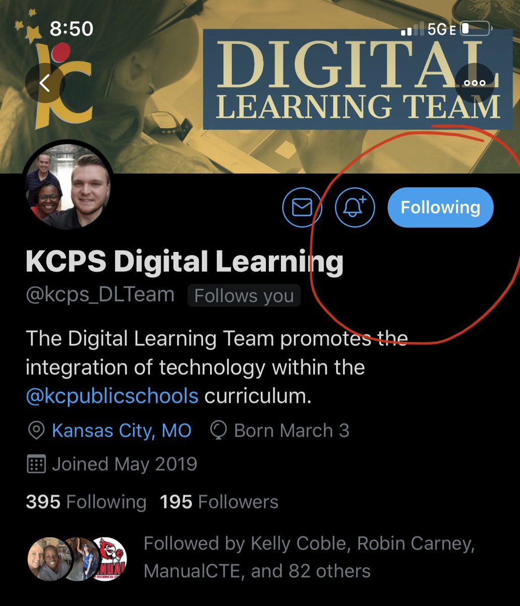 NateHogan9's tweet photo. @kcps_DLTeam @kcpublicschools @MannyforKC @marlashep @GraphicGator @KellyWachel @drjencollier @wendellswonders @TinaSDuvall Five. #dltpd20 #wearekcps https://t.co/B6TXmFgrKW