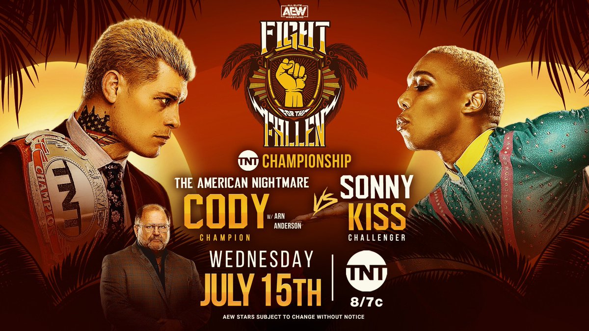 Card for AEW Fight For The Fallen, Puppy Battle Royale, Nyla Rose Getting a Manager?