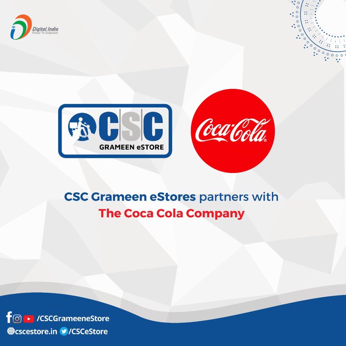 dmjagdeep's tweet image. CSC Grameen eStore partners with Cocacola india  Coca-Cola India, CSC sign MoU to boost its rural outreach
or

Every CSC-vle can sell iffco products

 #cscrewari #cscrewarirocks