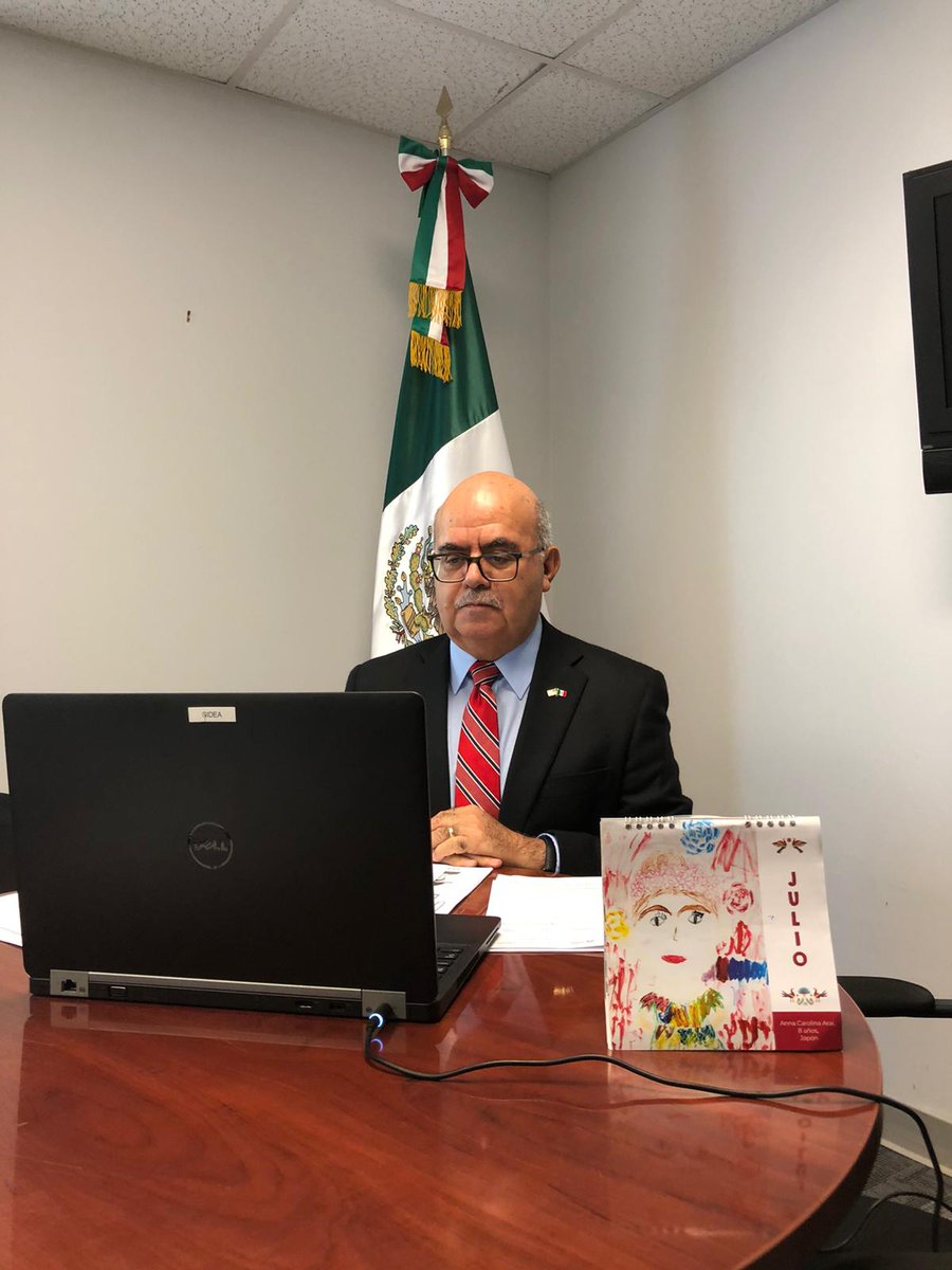 Rodolfoquilanta's tweet photo. Espléndido conversatorio con Luis Hidalgo de Scissortail Development Corp. y la comunidad de OK sobre el nuevo esquema de trabajo de @ConsulMexLir con motivo de #COVIDー19. https://t.co/ApE8v2bNlV