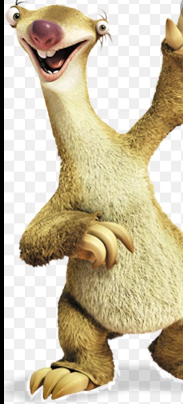 Spencer Reid as Sid from ice age