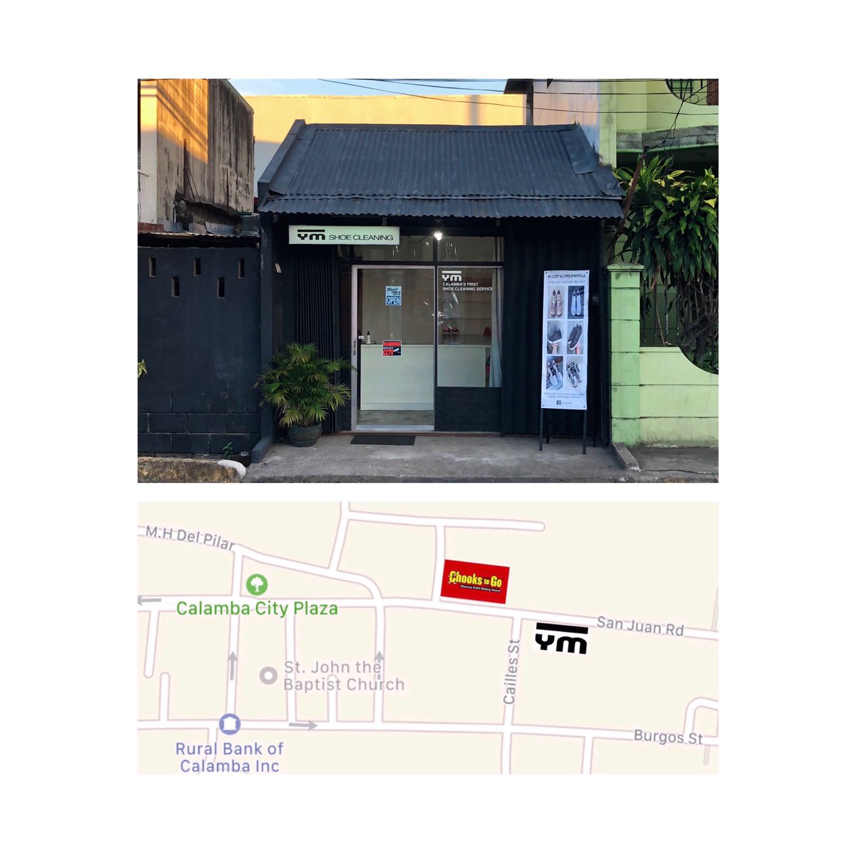 ymshoecleaning's tweet photo. Good news YM fam! You can now search us on @waze by simply typing “YM Shoe Cleaning”.
Hope to see you all!
#FirstInCalamba
#MostTrustedInCalamba https://t.co/yL1efJNNsc
