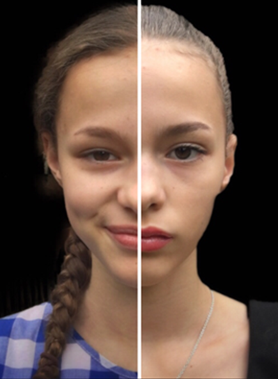 bottishamvc's tweet photo. "My self portrait represents how being a teenager feels to me as it is the only time in life when you can be both immature and mature. It shows how there is pressure from people around us to “act grown up” but to “not act older than you are” at the same time." #activitesweek https://t.co/QhoryZI2L4