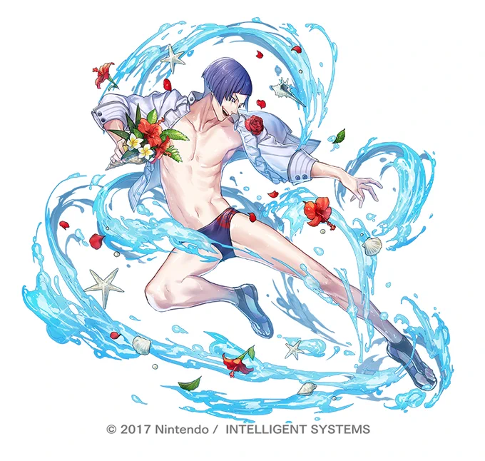 高貴なる盛夏 ローレンツ 高貴なる貴族の水着を今なら無料でゲット出来るだって?!!この機会に是非?
#FEヒーローズ
 #FEH 