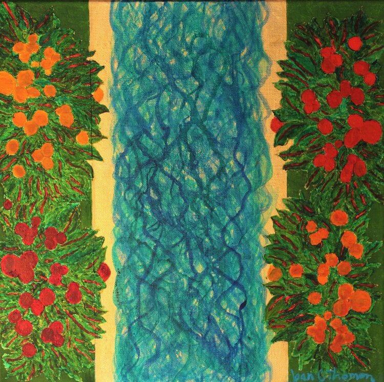loveartsrelease's tweet photo. See Joan's blog as she delves deep into her painting on the Tree/s of Life &amp; The River of the Water of Life, on her blog:
https://t.co/Te0WbpoA4a

May her illustrations give hope to many, in pointing to Christ, and on the promises and eternal life to come! 

Do share as needed! https://t.co/jnhoaxQUks