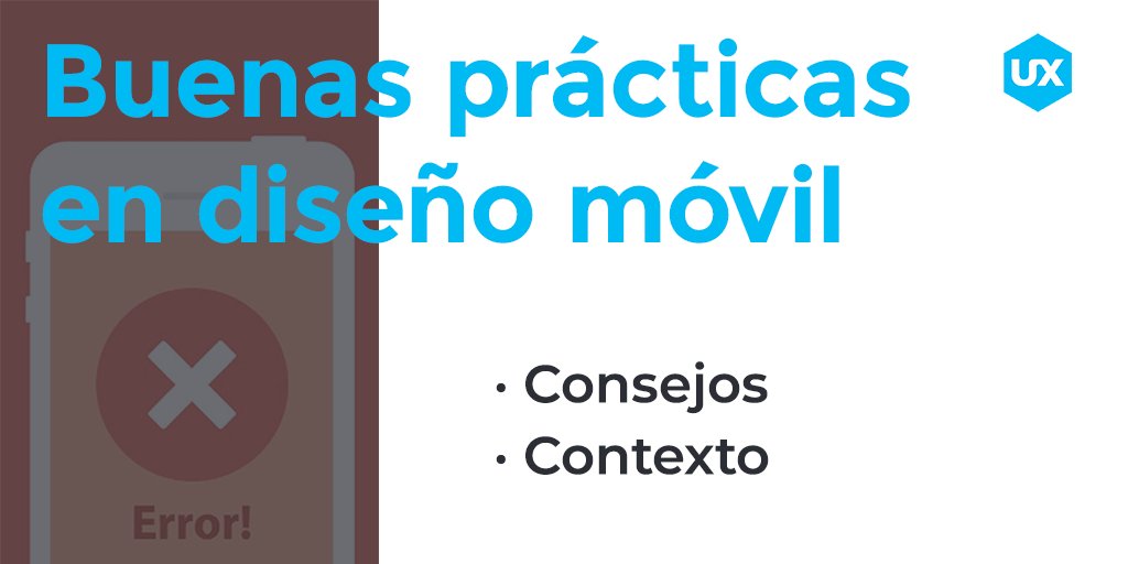 uxlearn's tweet photo. Pautas UX para diseñar en móvil💡
🔎Investiga antes de ponerte a diseñar
👥Diseña una navegación familiar
📲Dota a elementos interactivos del tamaño necesario
💬Proporciona comentarios sobre interacciones
https://t.co/v3AYS3FC5f
#UX #UXdesign #uxmobile https://t.co/47zlgLrpti