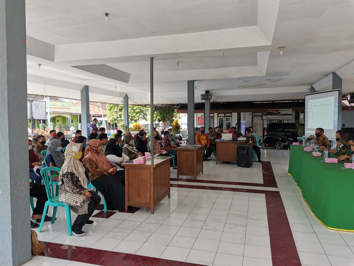 Rapat Koordinasi Persiapan Tahapan Pemilihan Bupati dan Wakil Bupati Banyuwangi Tahun 2020 Kecamatan Blimbingsari