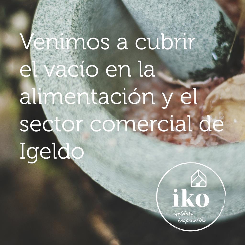 Venimos a cubrir el vacío en la alimentación y el sector comercial de Igeldo. #IKOIgeldo

#alimentacion #comercial #Igeldo